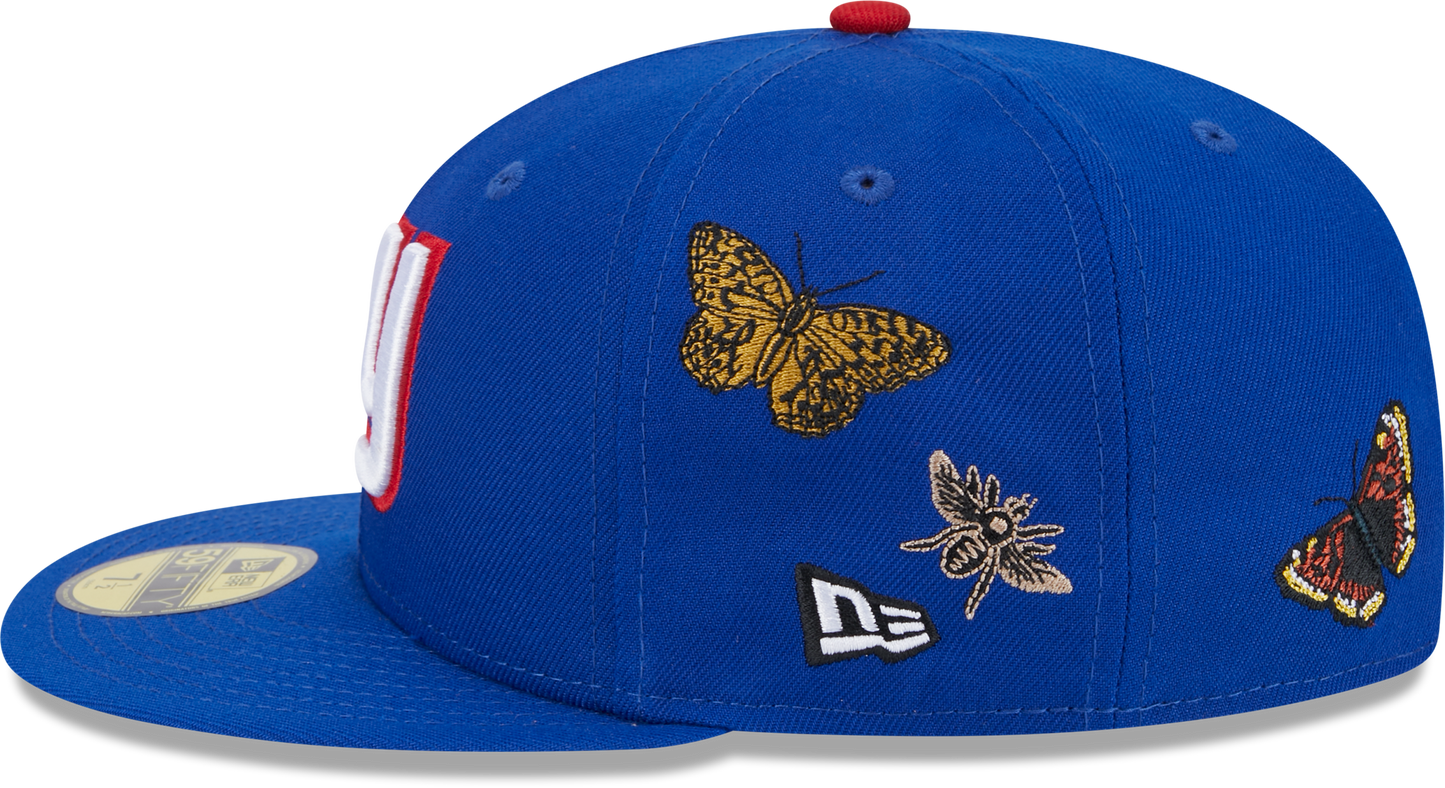 New York Giants Butterfly Garden 5950 Fitted Cap