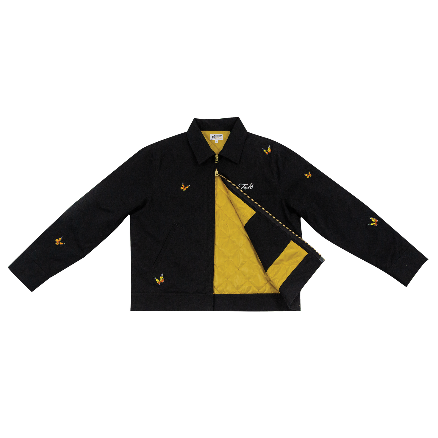 Butterfly Garden Jacket Black