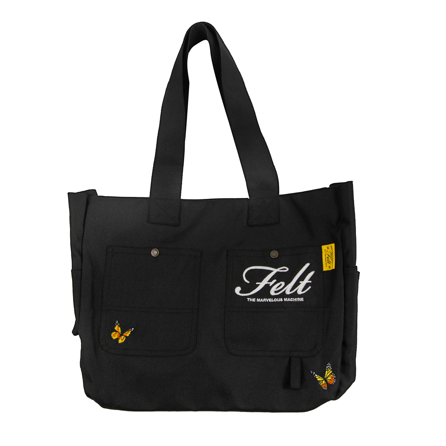 Outside Butterfly Bag Black