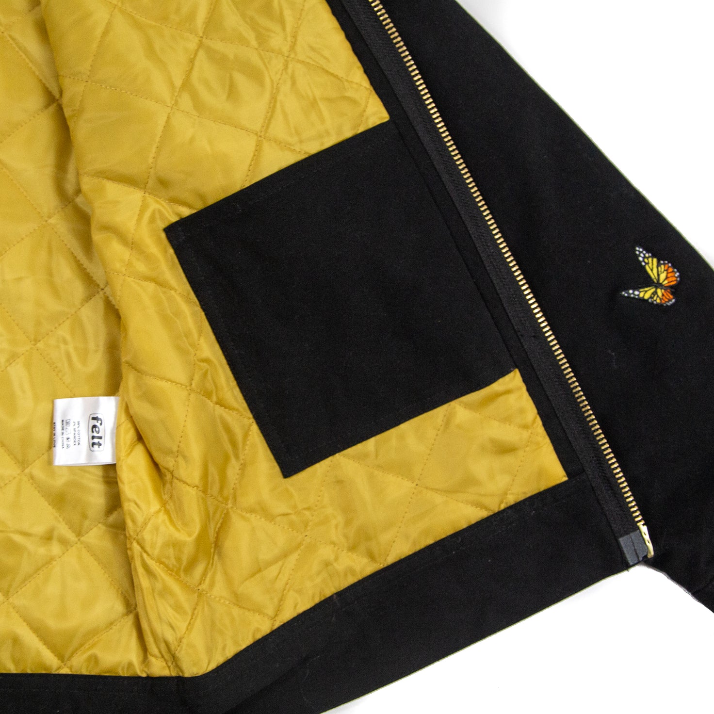 Butterfly Garden Jacket Black