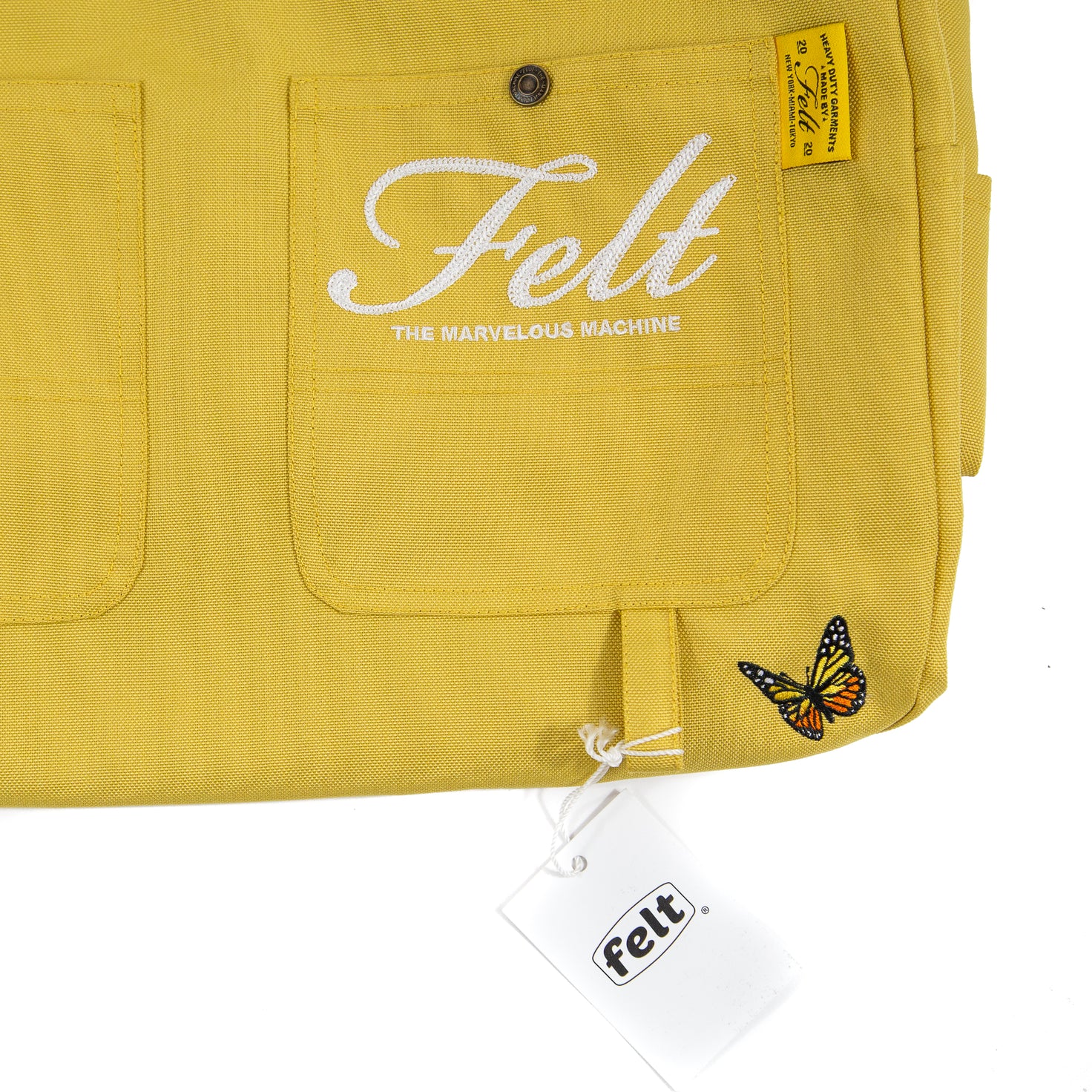 Outside Butterfly Bag Yellow
