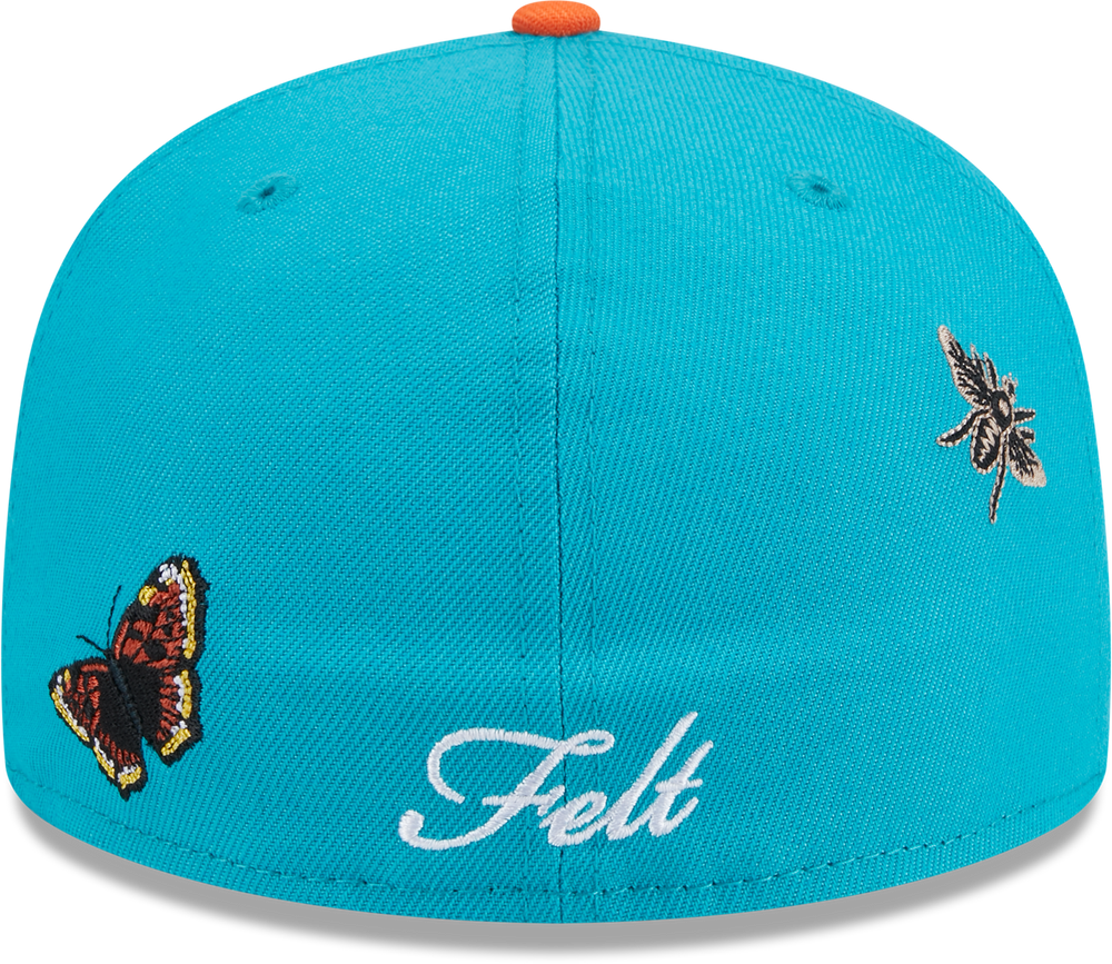 Miami Dolphins Butterfly Garden 5950 Fitted Cap