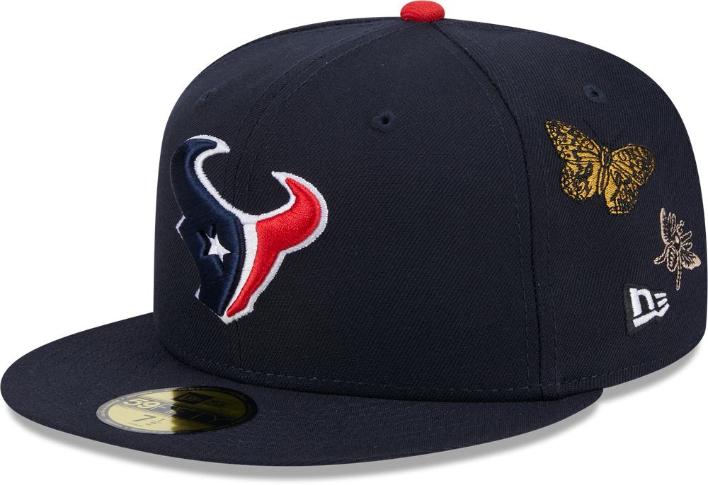 Houston Texans Butterfly Garden 5950 Fitted Cap