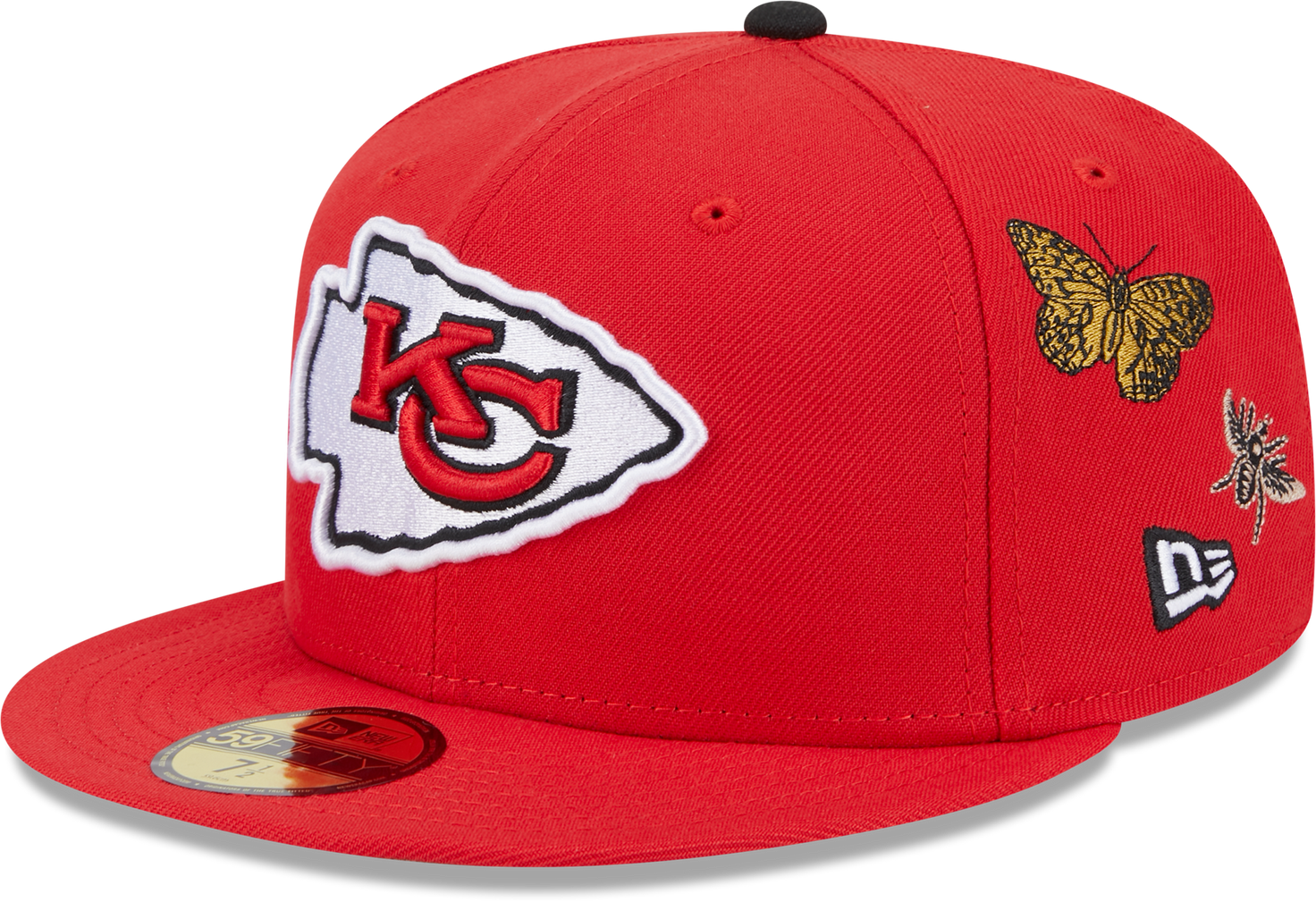 Kansas City Chiefs Butterfly Garden 5950 Fitted Cap