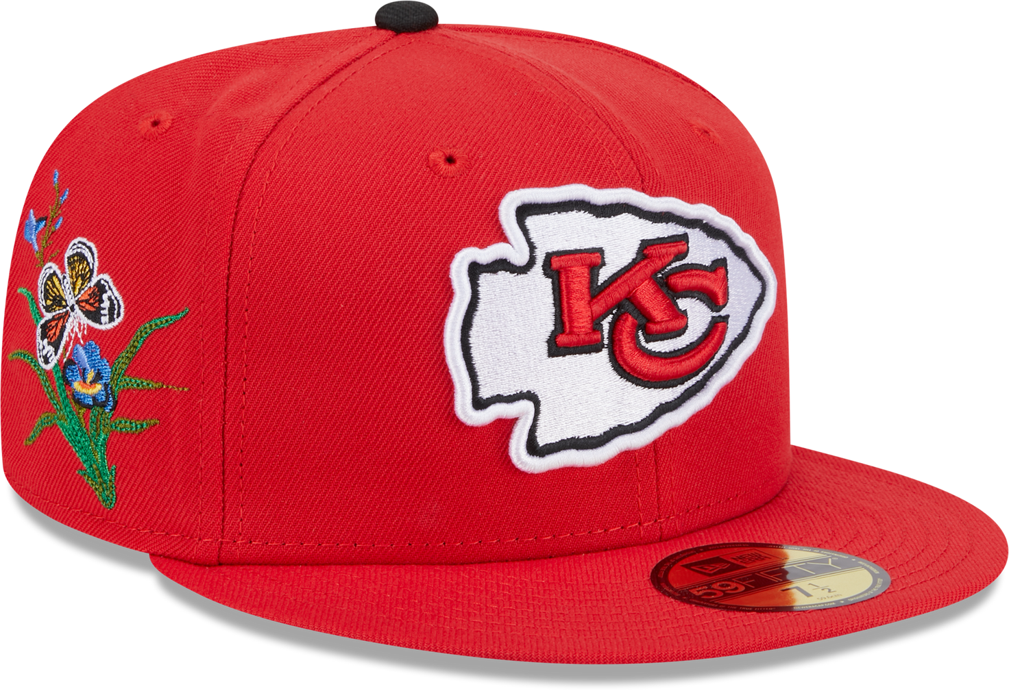 Kansas City Chiefs Butterfly Garden 5950 Fitted Cap