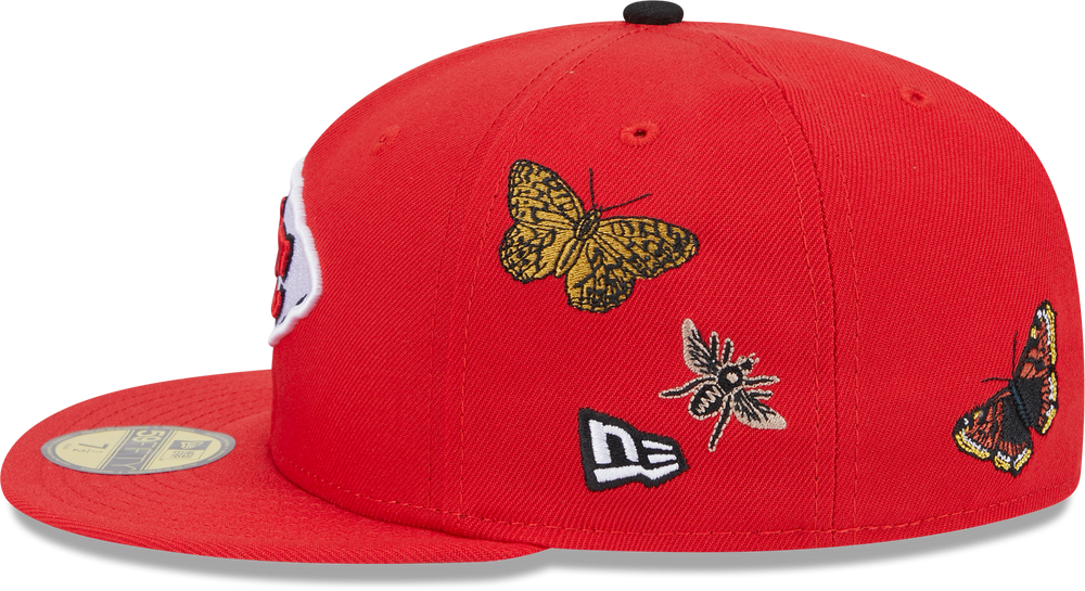 Kansas City Chiefs Butterfly Garden 5950 Fitted Cap