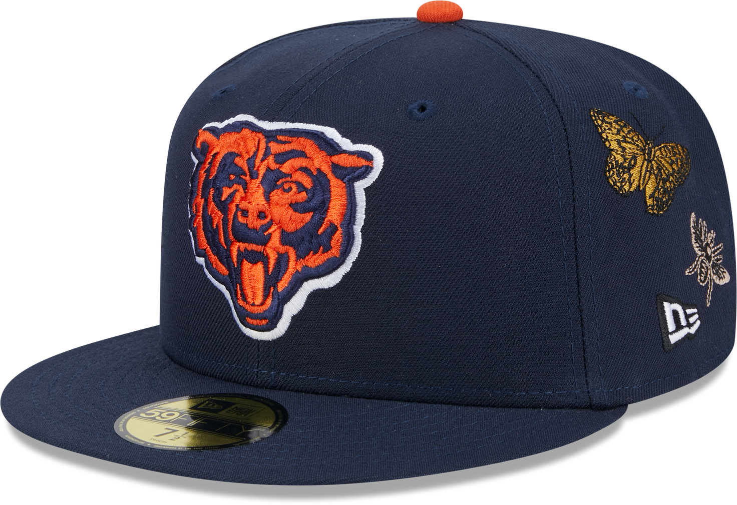 Chicago Bears Butterfly Garden 5950 Fitted Cap