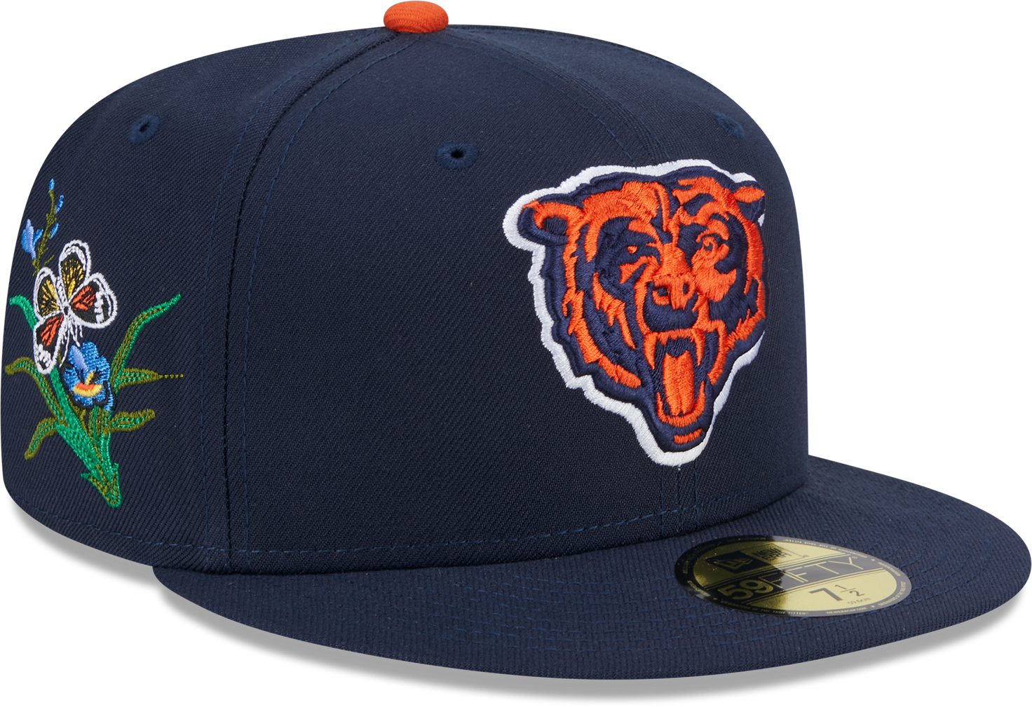 Chicago Bears Butterfly Garden 5950 Fitted Cap