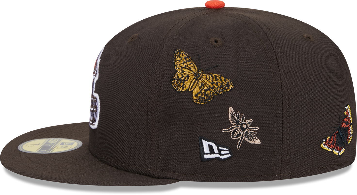 Cleveland Browns Butterfly Garden 5950 Fitted Cap