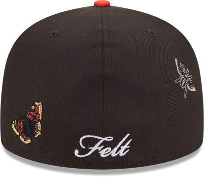 Cleveland Browns Butterfly Garden 5950 Fitted Cap