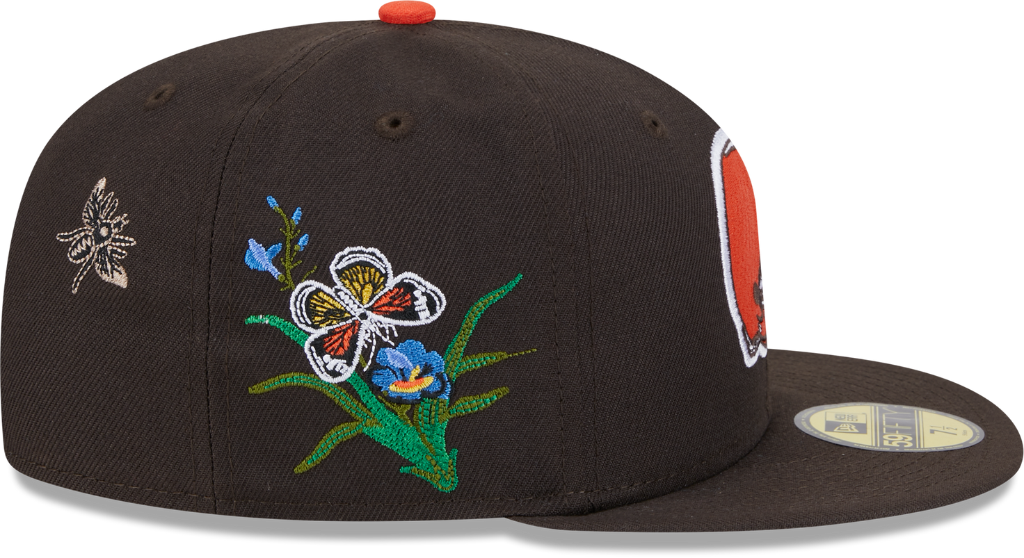 Cleveland Browns Butterfly Garden 5950 Fitted Cap