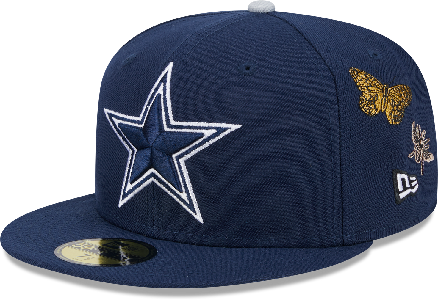 Dallas Cowboys Butterfly Garden 5950 Fitted Cap