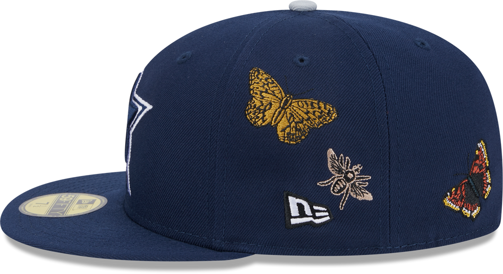 Dallas Cowboys Butterfly Garden 5950 Fitted Cap