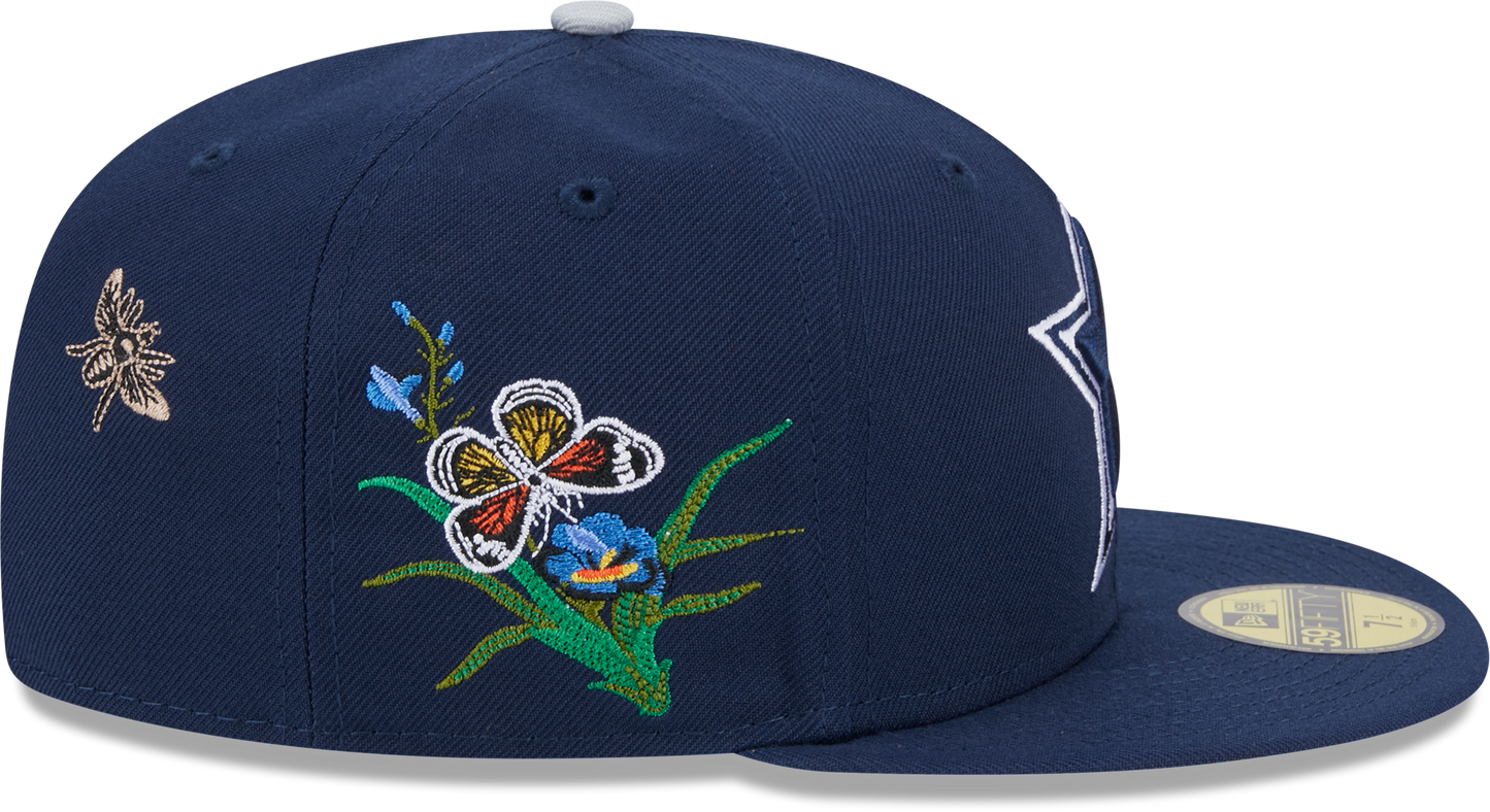 Dallas Cowboys Butterfly Garden 5950 Fitted Cap