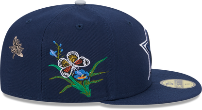 Dallas Cowboys Butterfly Garden 5950 Fitted Cap