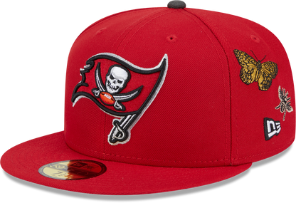 Tampa Bay Buccaneers Butterfly Garden 5950 Fitted Cap