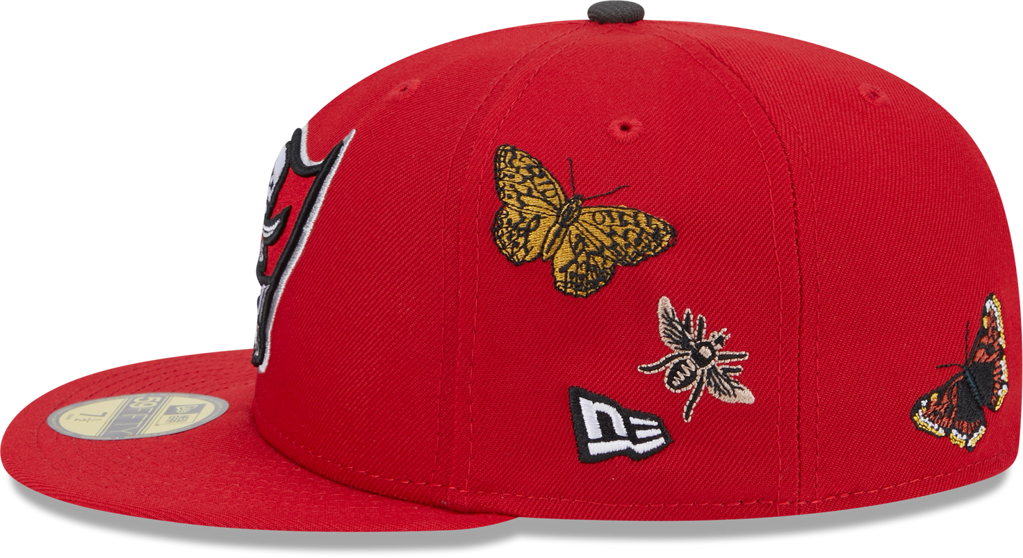 Tampa Bay Buccaneers Butterfly Garden 5950 Fitted Cap