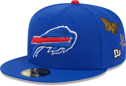 Buffalo Bills Butterfly Garden 5950 Fitted Cap