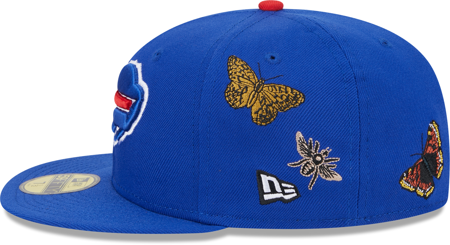 Buffalo Bills Butterfly Garden 5950 Fitted Cap