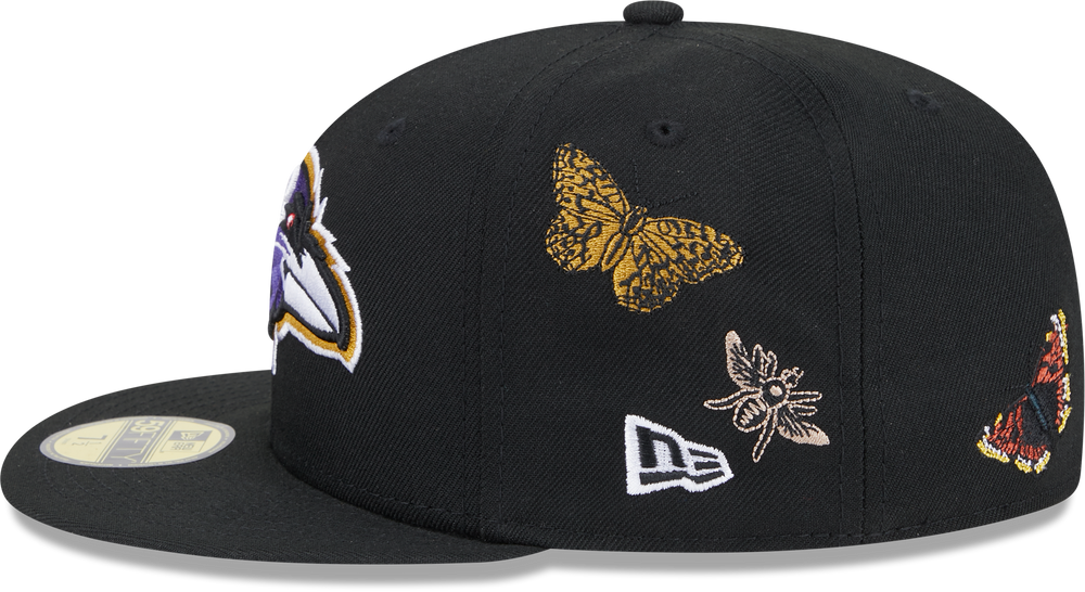 Baltimore Ravens Butterfly Garden 5950 Fitted Cap