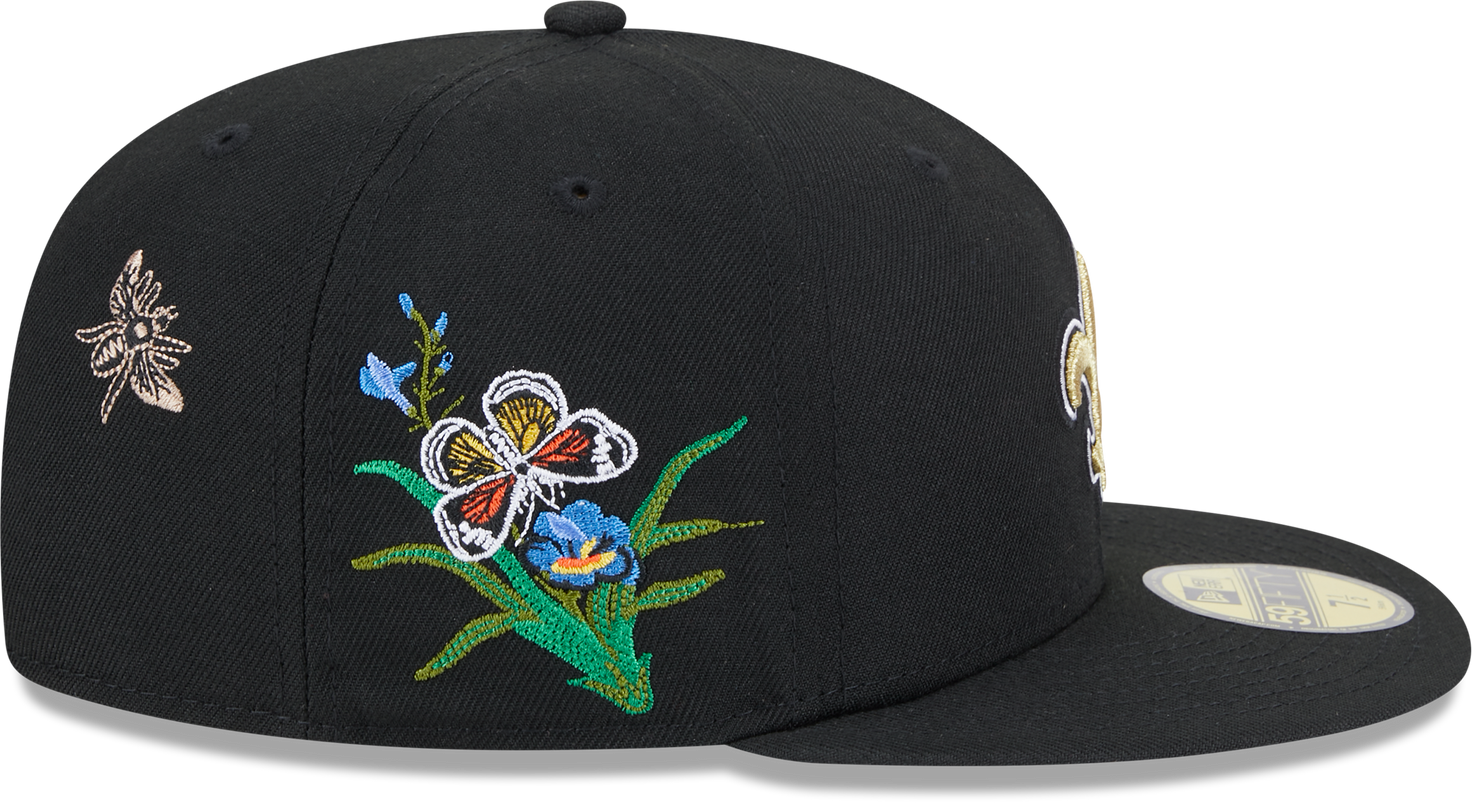 New Orleans Saints Butterfly Garden 5950 Fitted Cap