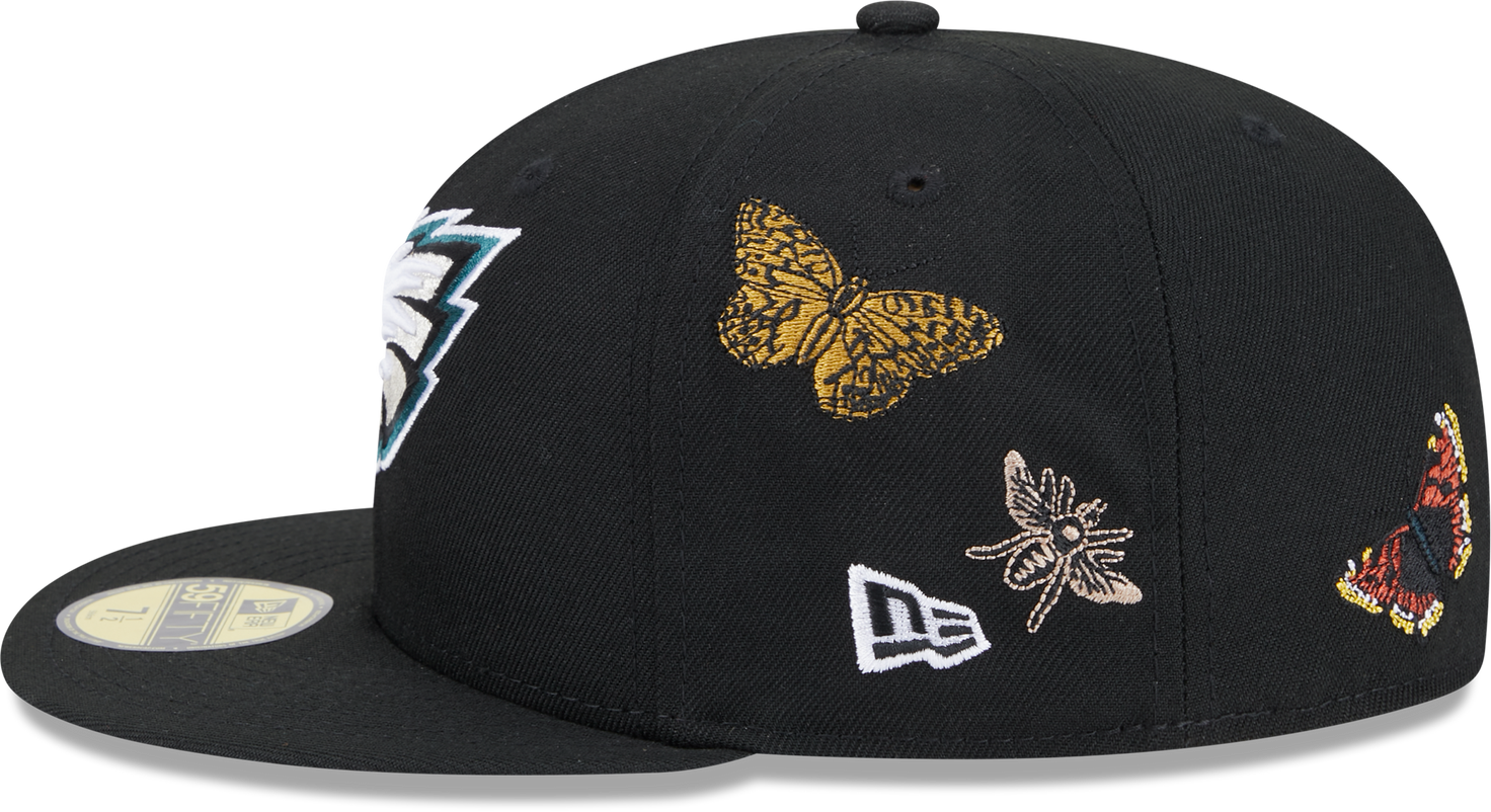 Philadelphia Eagles Butterfly Garden 5950 Fitted Cap