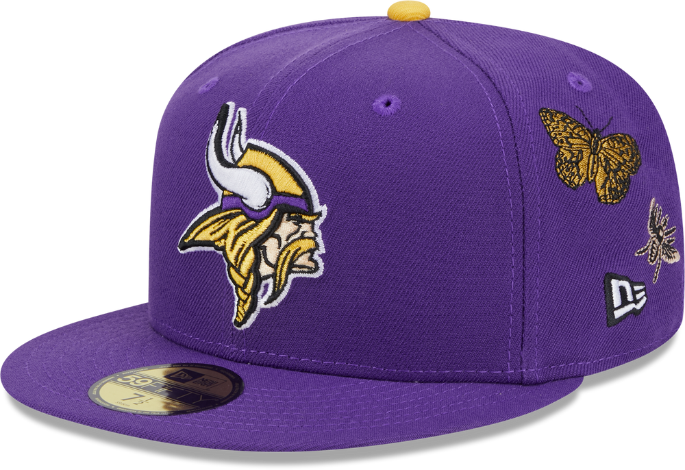 Minnesota Vikings Butterfly Garden 5950 Fitted Cap