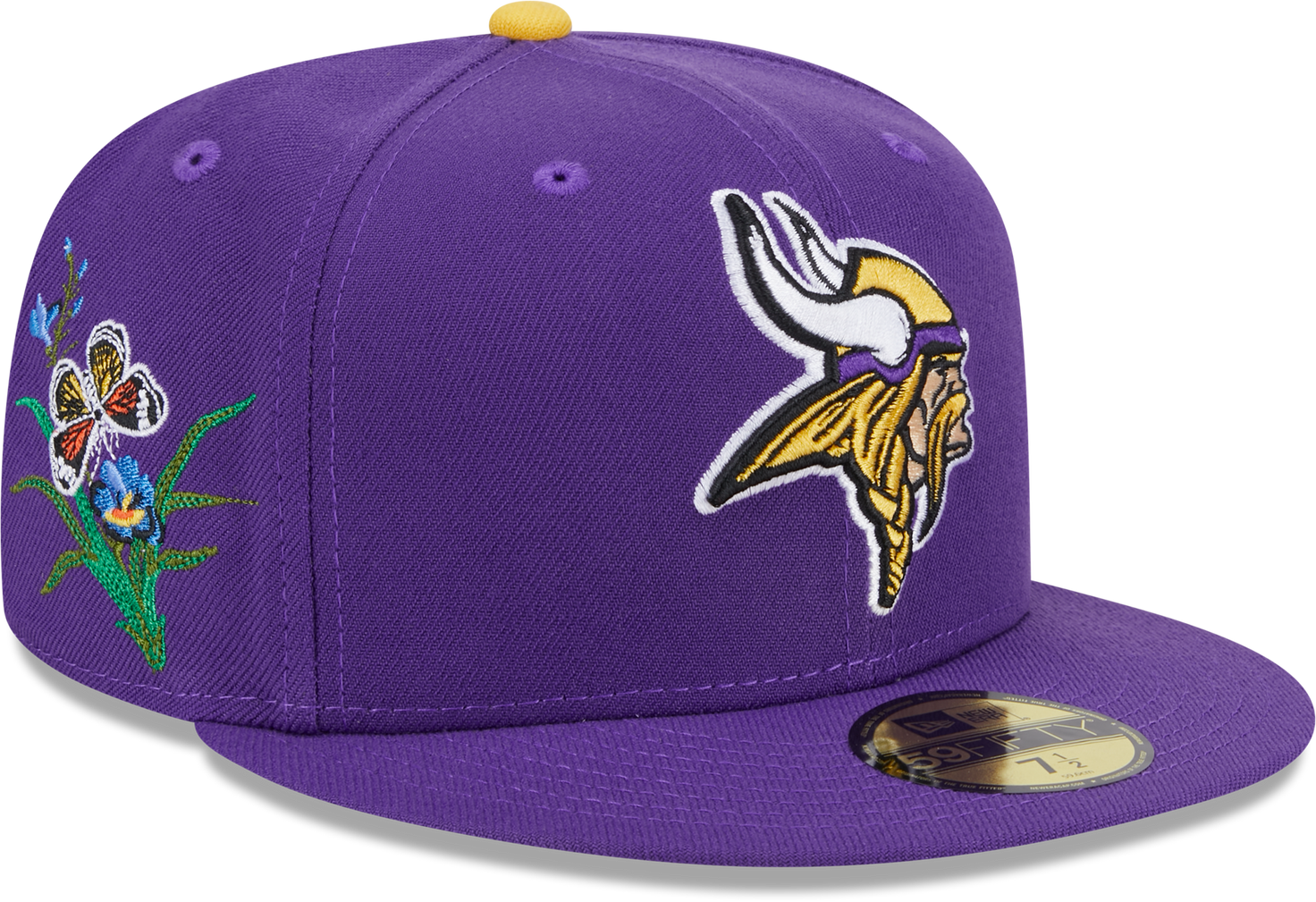 Minnesota Vikings Butterfly Garden 5950 Fitted Cap