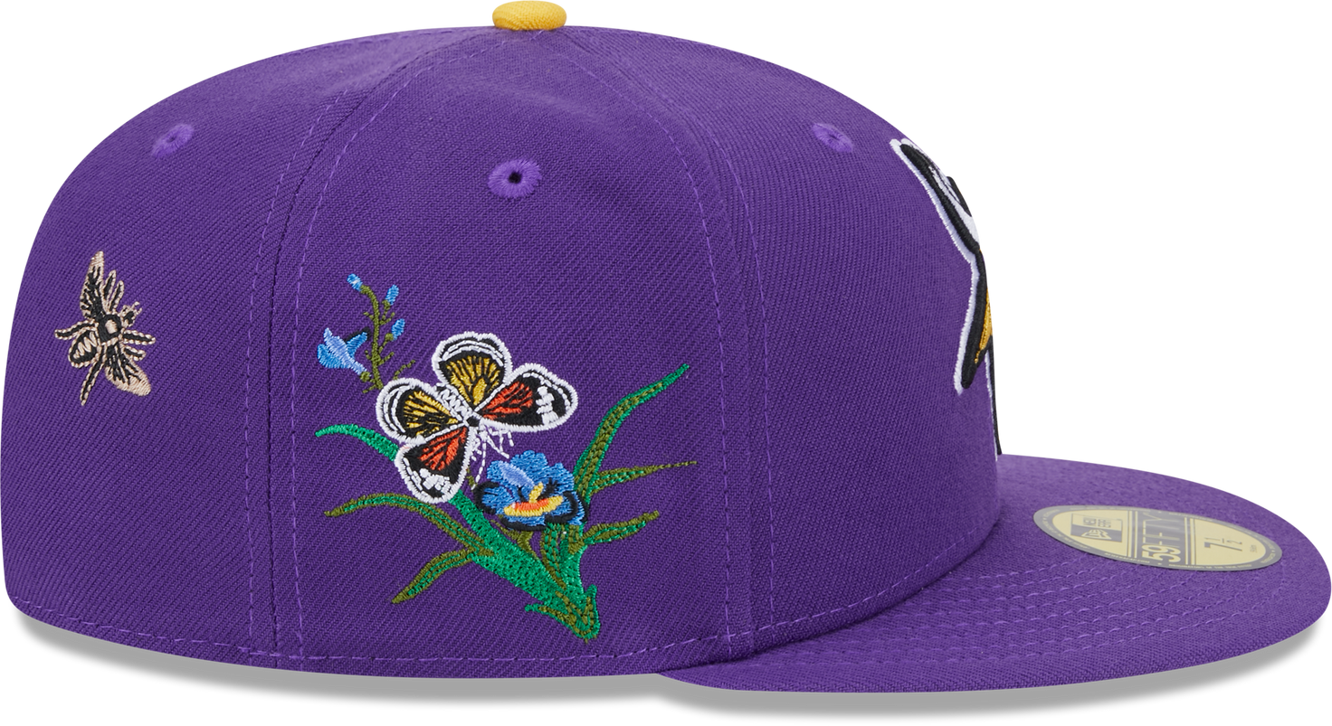 Minnesota Vikings Butterfly Garden 5950 Fitted Cap