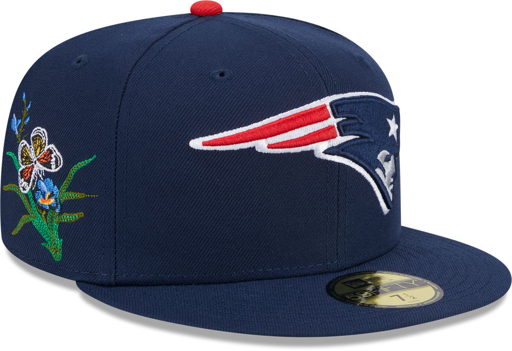 New England Patriots Butterfly Garden 5950 Fitted Cap