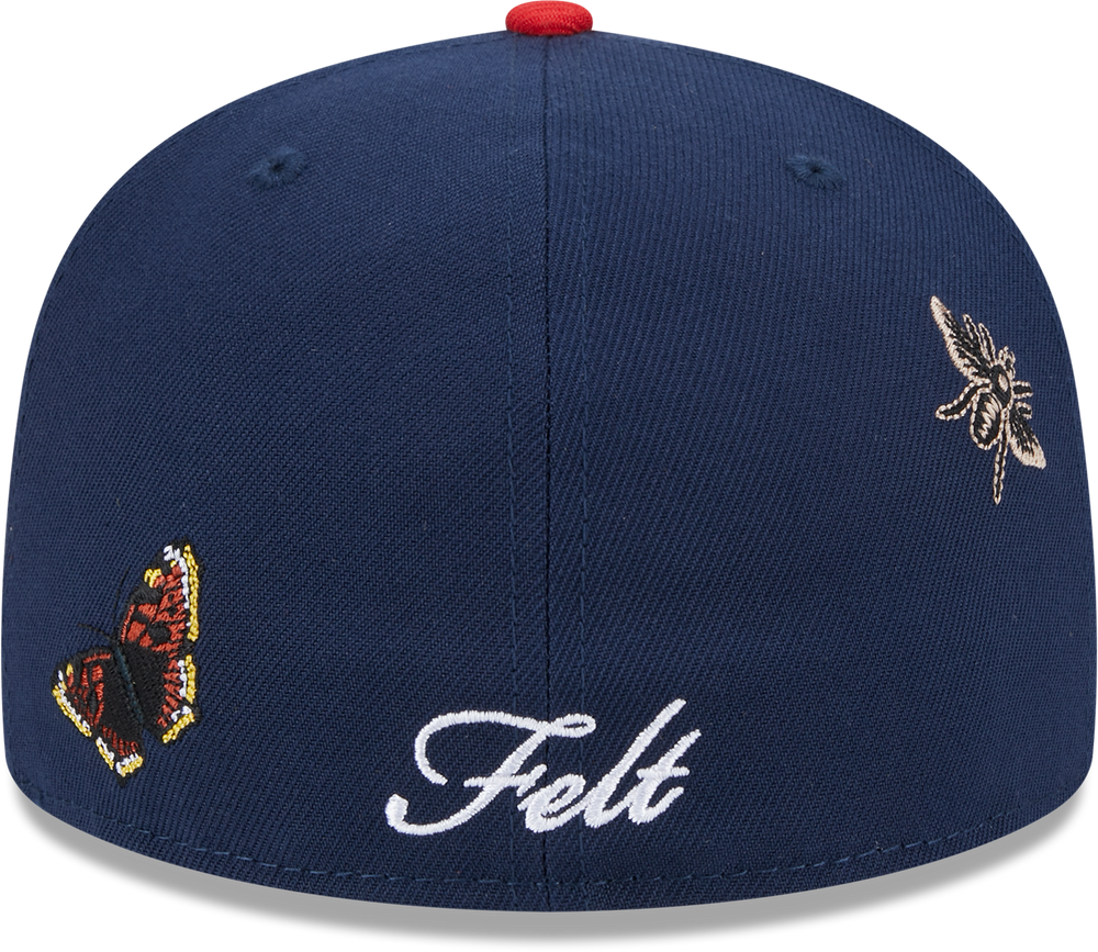 New England Patriots Butterfly Garden 5950 Fitted Cap