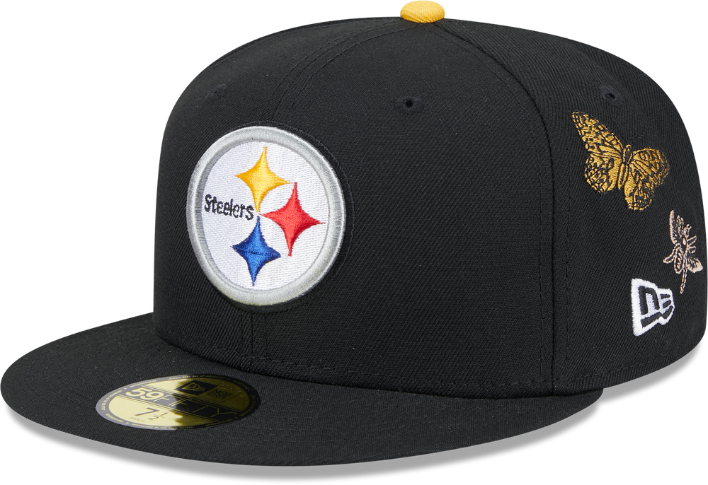 Pittsburgh Steelers Butterfly Garden 5950 Fitted Cap