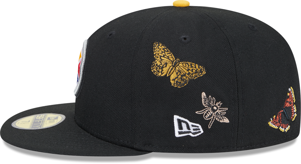 Pittsburgh Steelers Butterfly Garden 5950 Fitted Cap