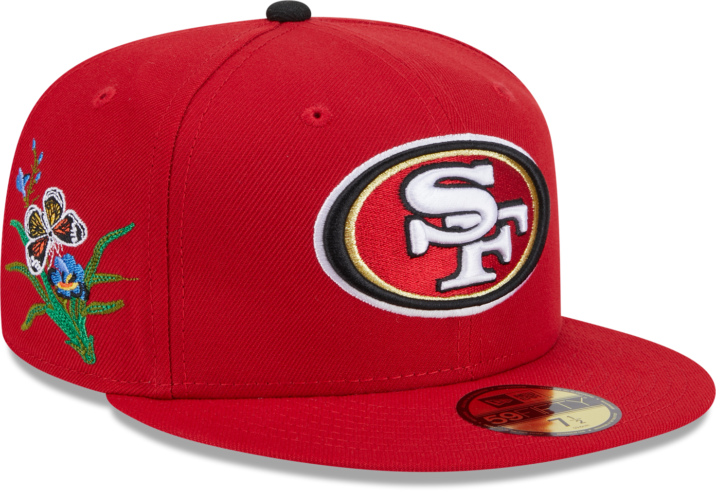 San Francisco 49ers Butterfly Garden 5950 Fitted Cap