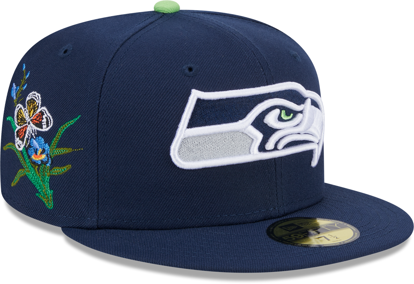 Seattle Seahawks Butterfly Garden 5950 Fitted Cap