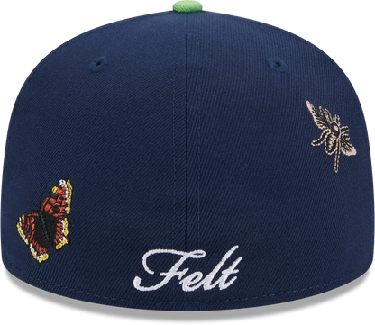 Seattle Seahawks Butterfly Garden 5950 Fitted Cap