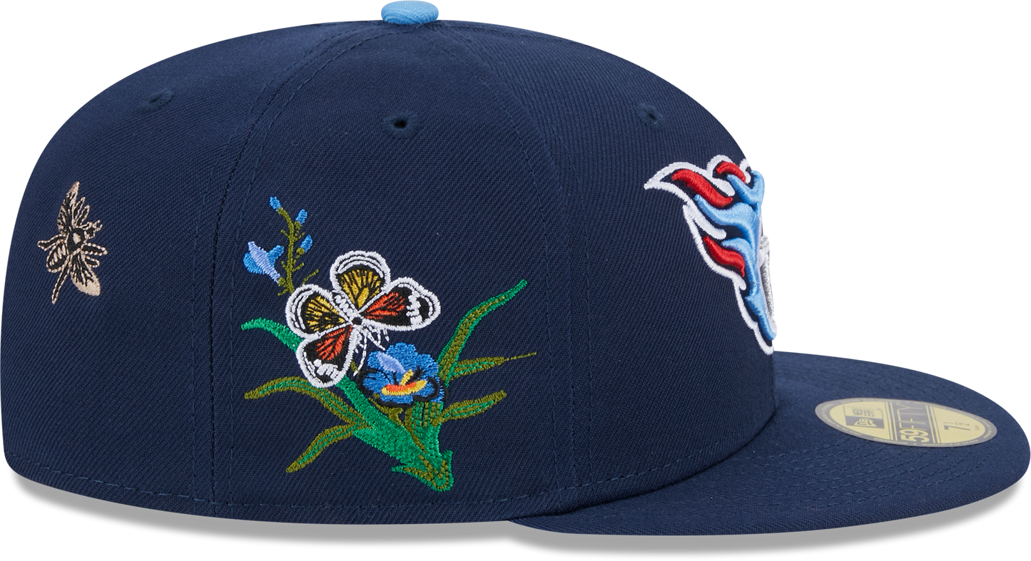 Tennessee Titans Butterfly Garden 5950 Fitted Cap