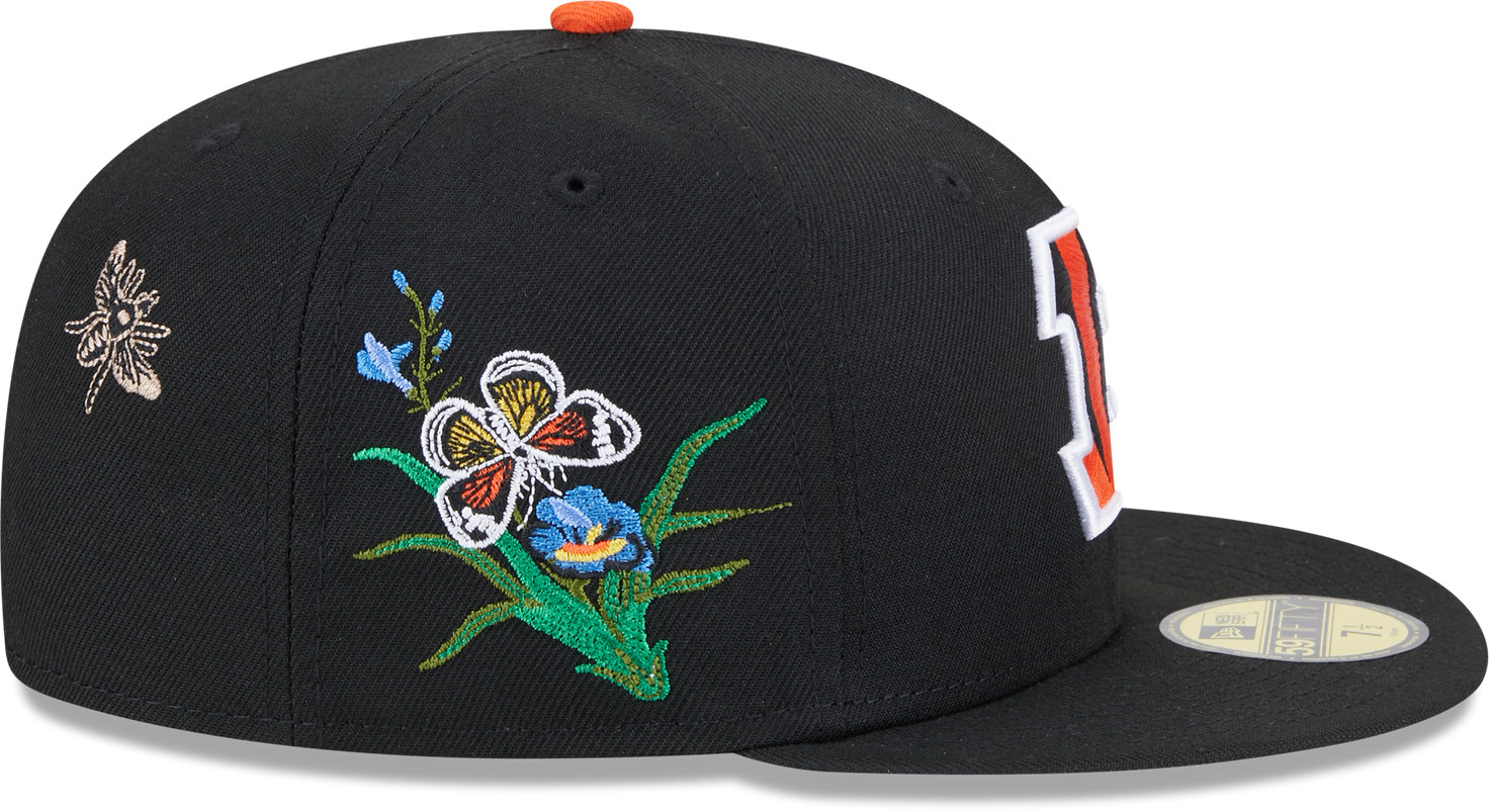 Cincinnati Bengals Butterfly Garden 5950 Fitted Cap