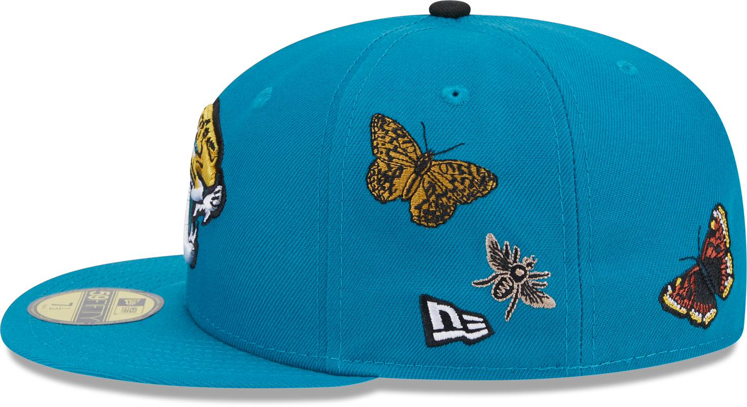 Jacksonville Jaguars Butterfly Garden 5950 Fitted Cap