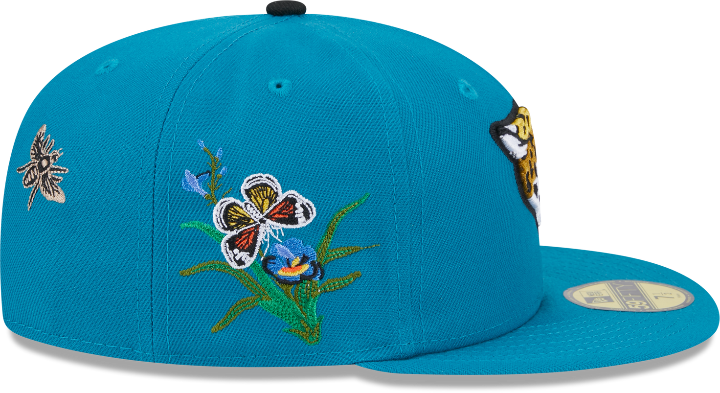 Jacksonville Jaguars Butterfly Garden 5950 Fitted Cap