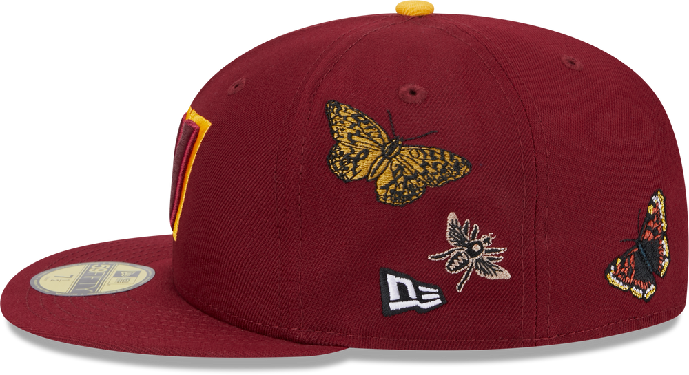 Washington Commanders Butterfly Garden 5950 Fitted Cap