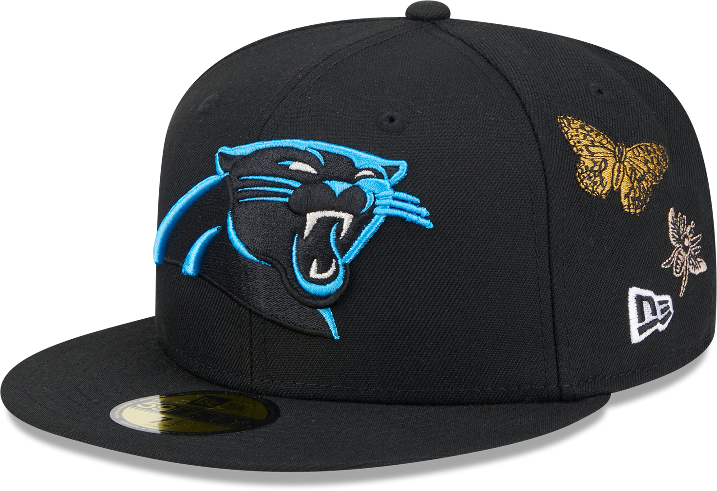 Carolina Panthers Butterfly Garden 5950 Fitted Cap