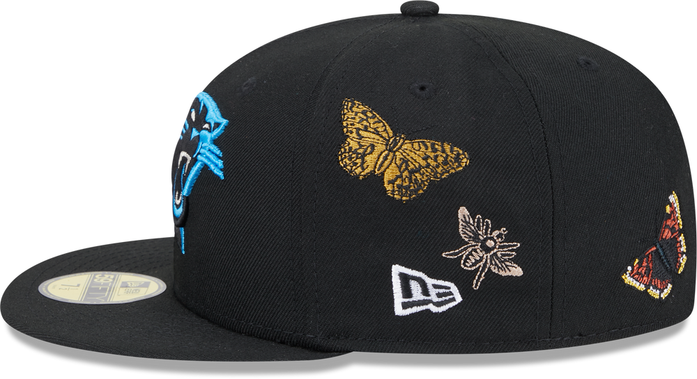 Carolina Panthers Butterfly Garden 5950 Fitted Cap