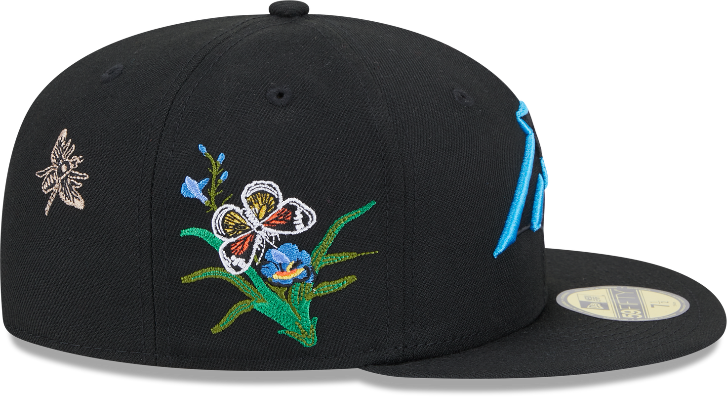 Carolina Panthers Butterfly Garden 5950 Fitted Cap