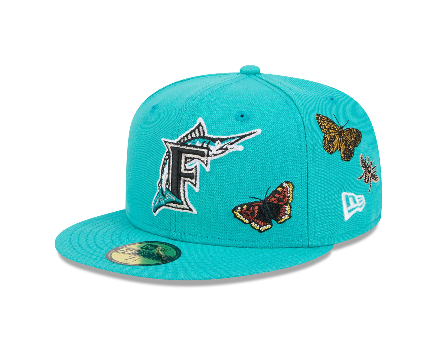 Florida Marlins Cooperstown Butterfly Garden Baseball Cap