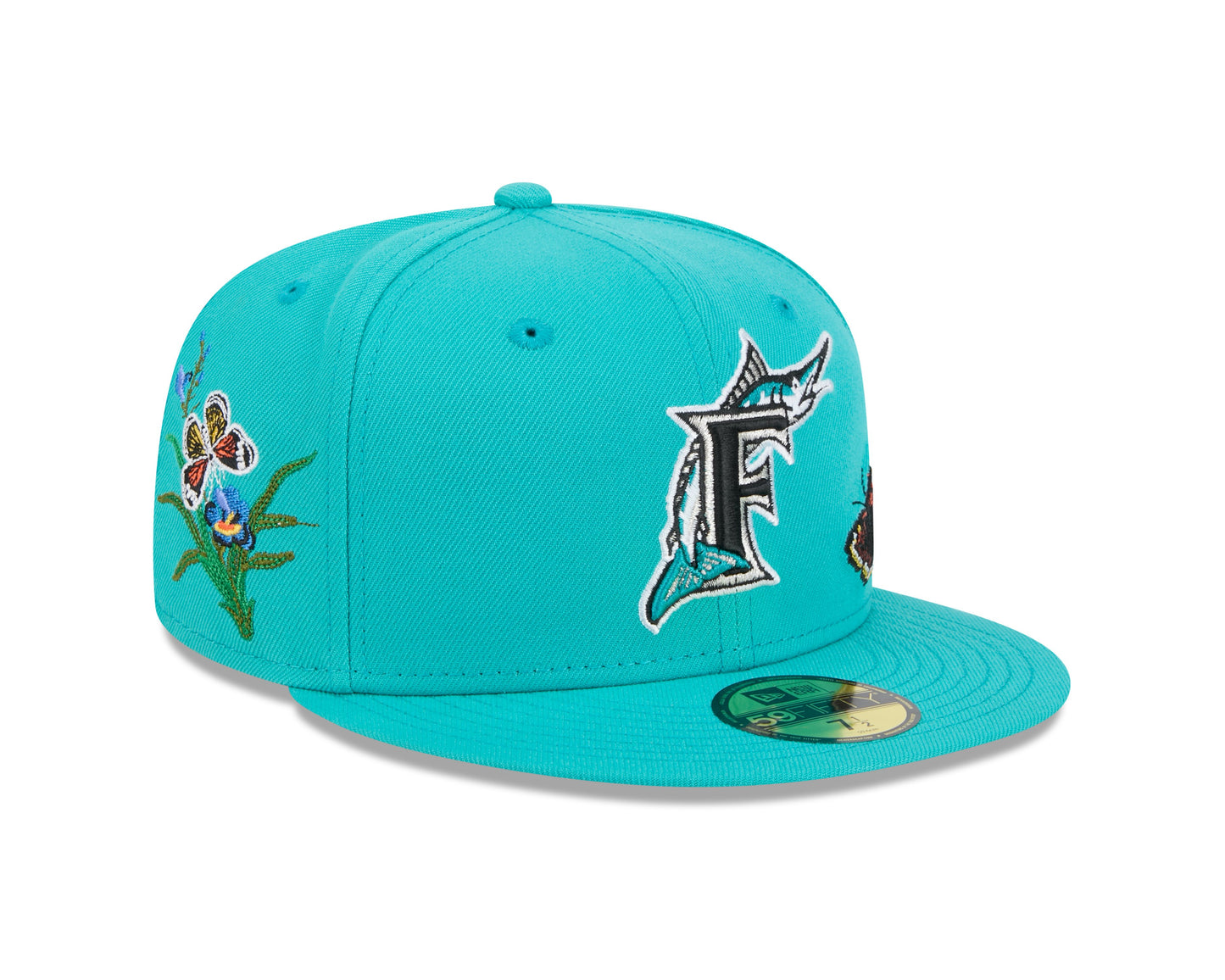 Florida Marlins Cooperstown Butterfly Garden Baseball Cap