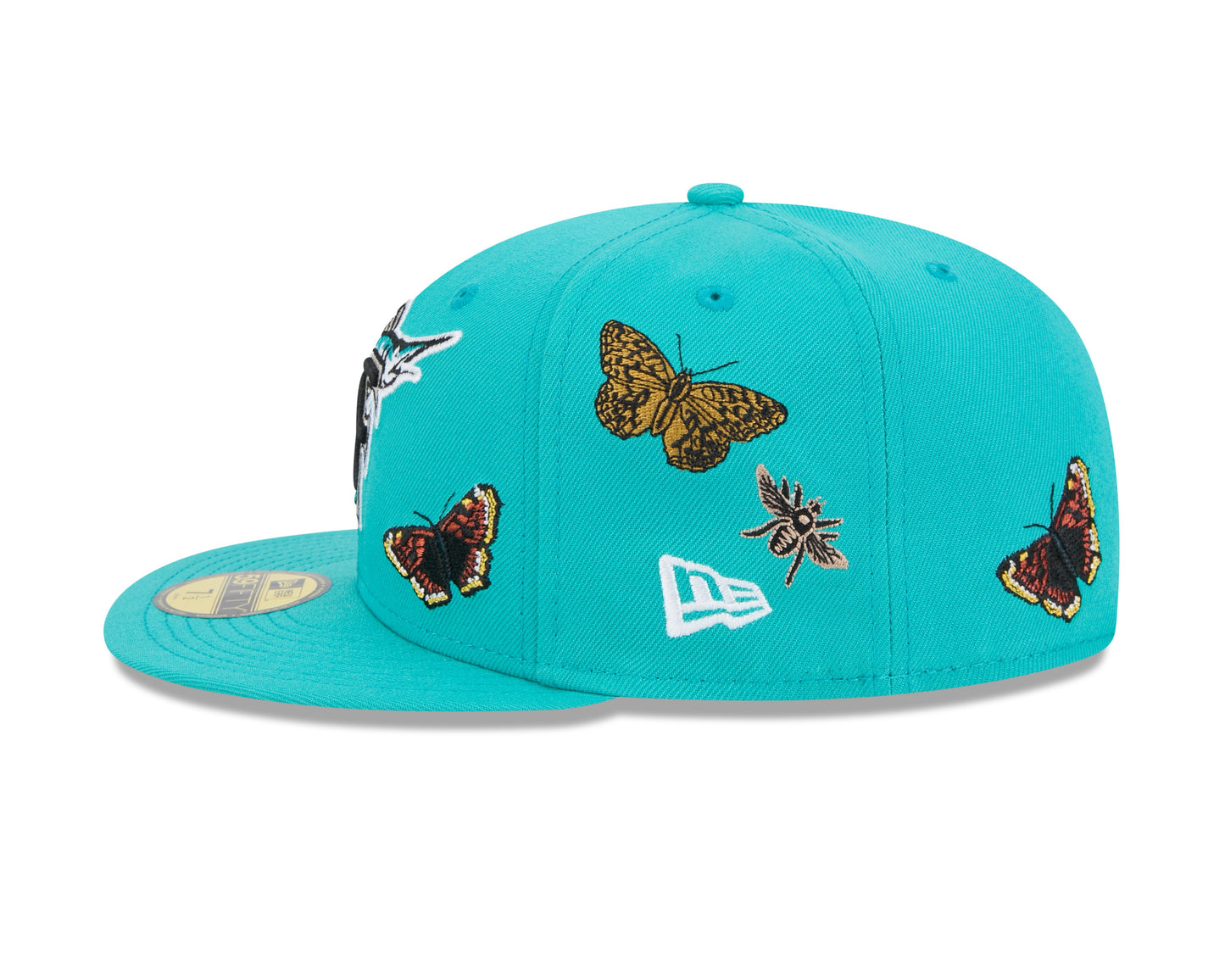 Florida Marlins Cooperstown Butterfly Garden Baseball Cap