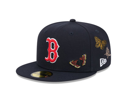 Boston Red Sox Butterfly Garden Baseball Cap