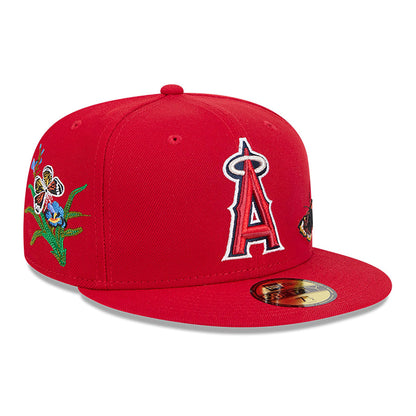 Anaheim Angels Butterfly Garden Baseball Cap