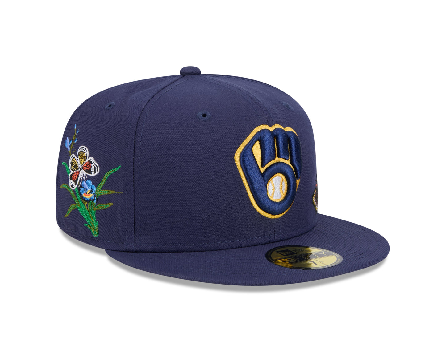 Milwaukee Brewers Butterfly Garden Baseball Cap